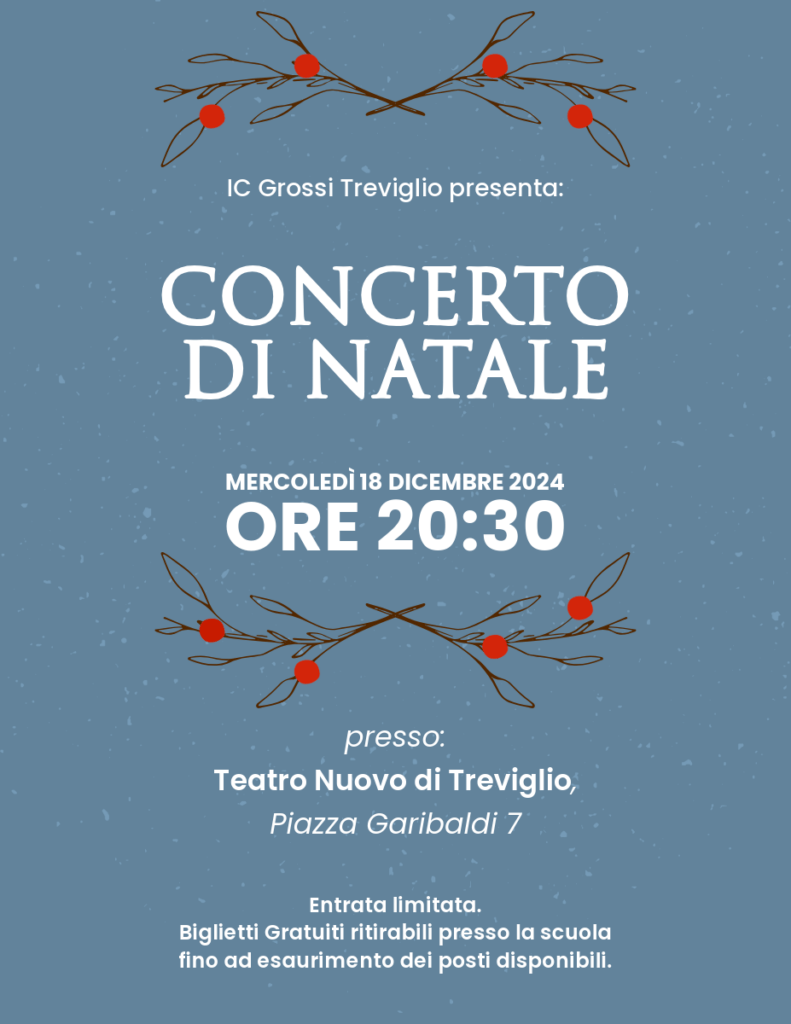 Concerto di Natale 2024 – Teatro Nuovo di Treviglio